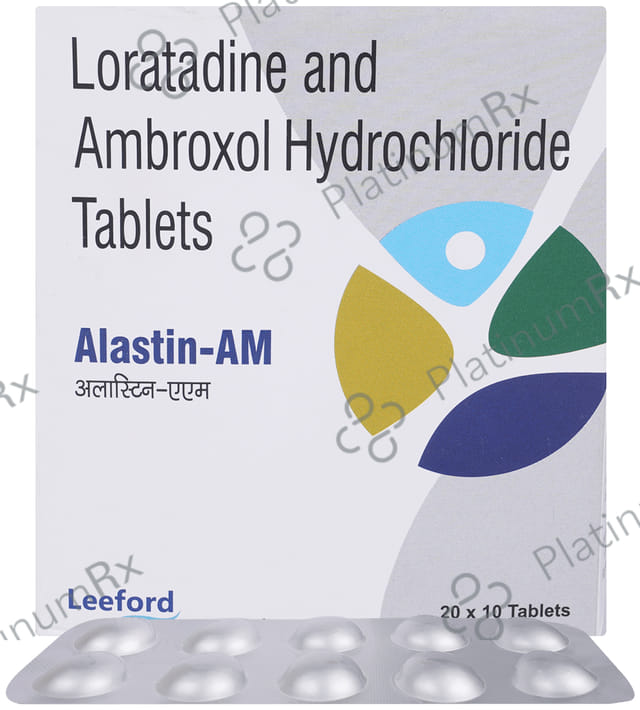 Alastin AM 60/5mg Tablet 10s