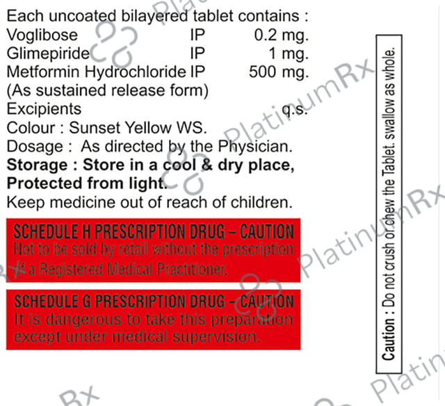Gliheart-Trio 1 Tablet SR