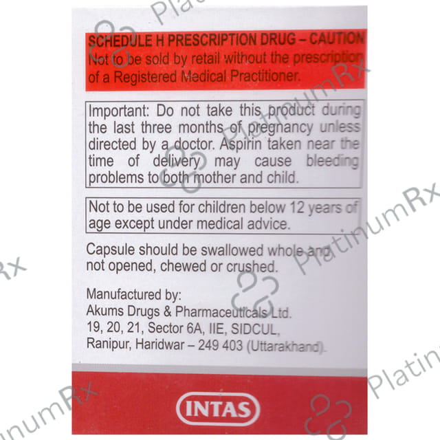 Preva Gold 20/75mg Capsule 10s