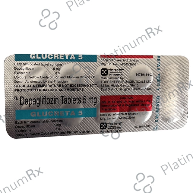 Glucreta 5mg Tablet 10s