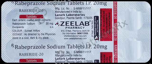 Raberide 20mg Tablet