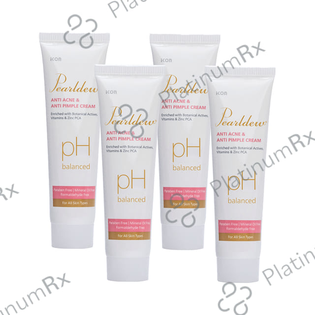 Pearldew Anti Acne & Anti Pimple Cream (25gm Each) 4 Tubes