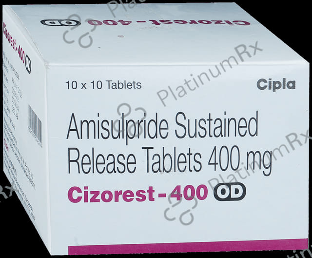 Cizorest 400mg OD Tablet SR 10s