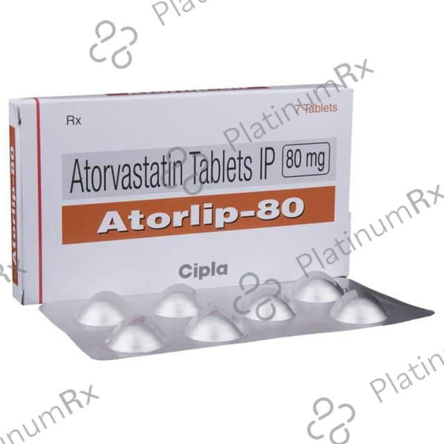 Atorlip 80mg Tablet 10s