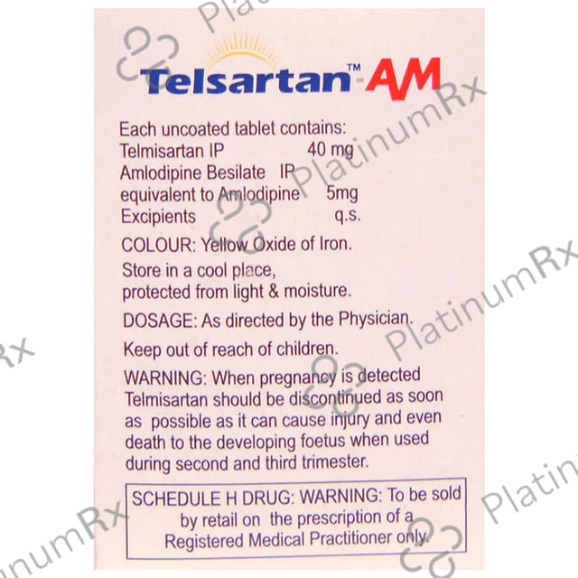 Telsartan AM 5/40mg Tablet 10s