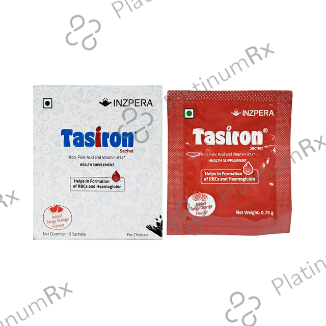 Tasiron Sachet Orange 15X0.75gm