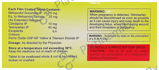 Cetanil TM 10/25/40mg Tablet ER 10s