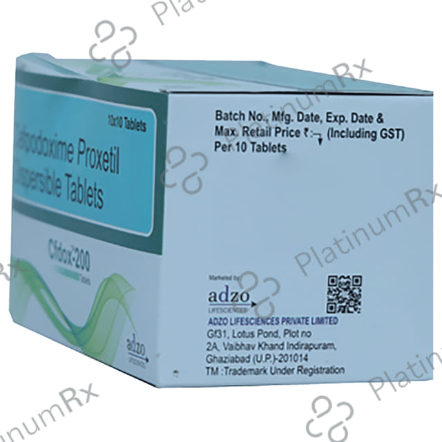 Cfdox 200mg Tablet DT 10s
