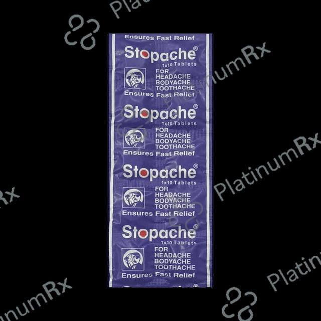 Stopache 500/50mg Tablet 10s