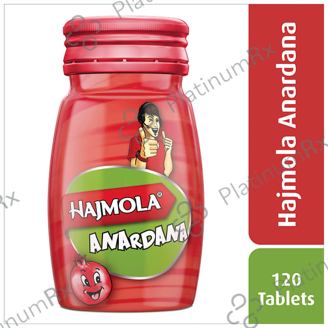 Dabur Hajmola Anardana Flavour Supports Digestive Health Tablet 120s