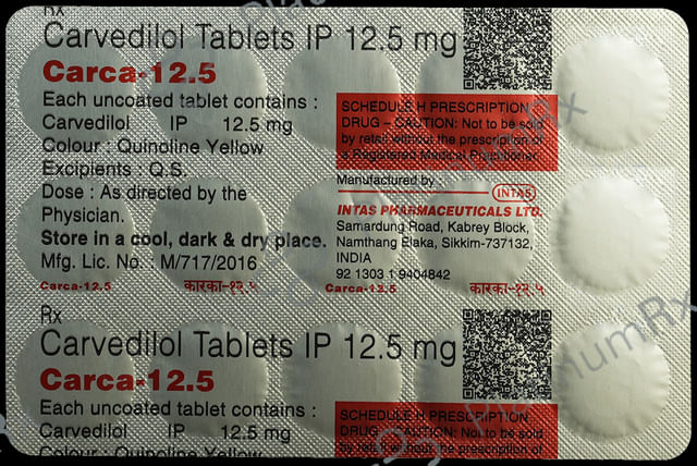 Carca 12.5mg Tablet 15s