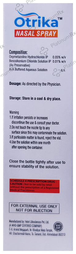 Otrika Nasal Spray 10ml