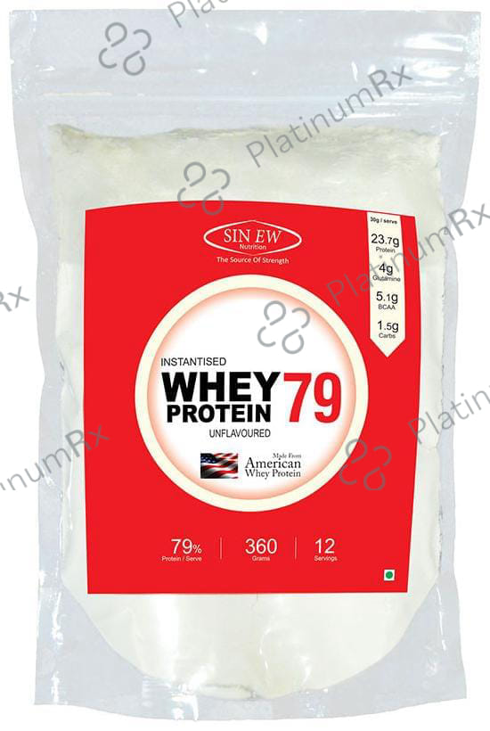 Sinew Nutrition 79% Instantised Raw Whey Protein Powder Unflavoured 0 lb