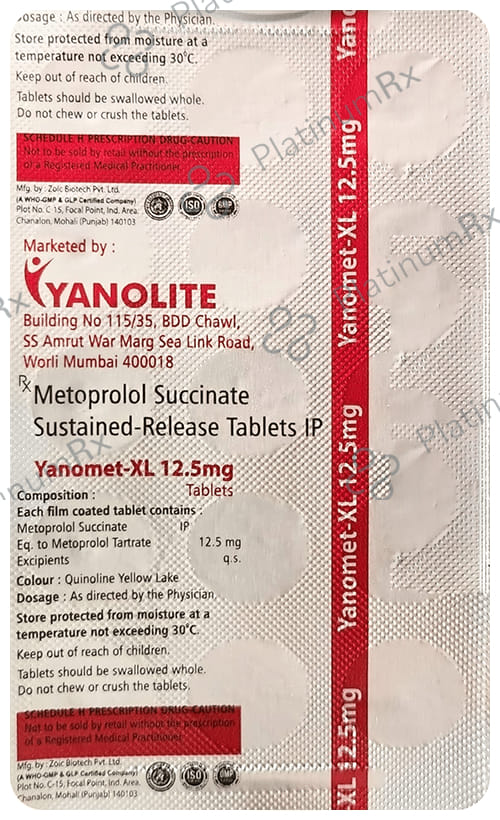 Yanomet-XL 12.5mg Tablet