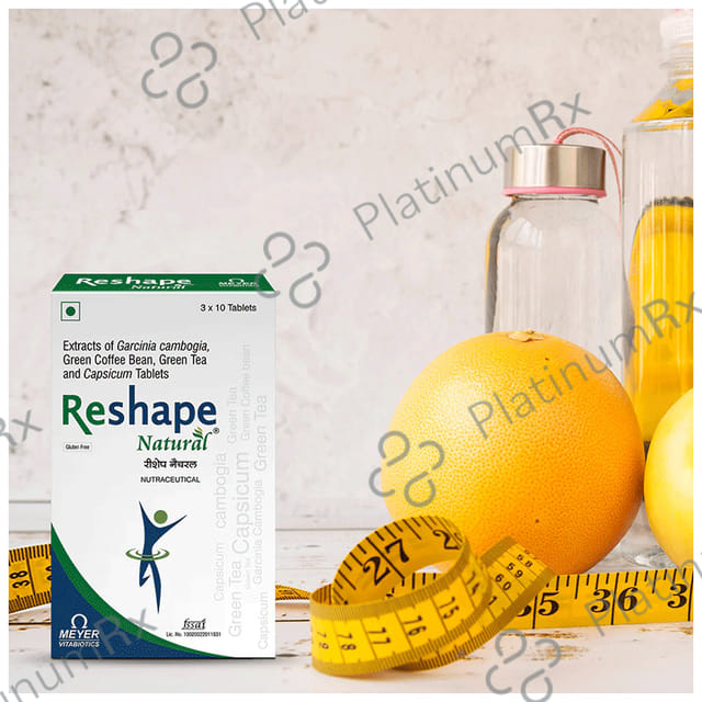 Reshape Natural Gluten Free Tablet Supports Weight Management 10s