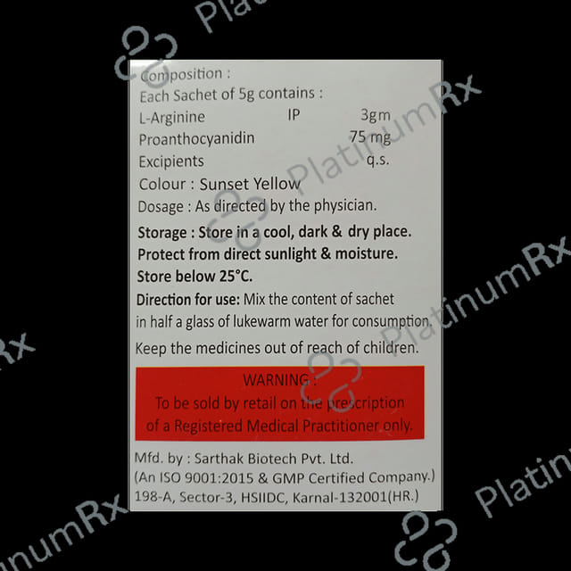 Argitrust Sachet Orange Sugar Free