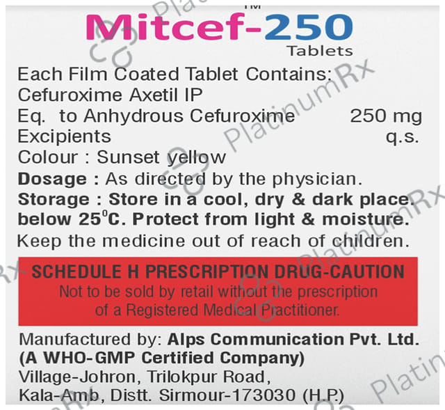 Mitcef 250mg Tablet