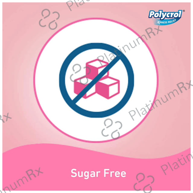 Polycrol Antacid Gel Tasty Orange Xpress Relief Sugar Free 450ml