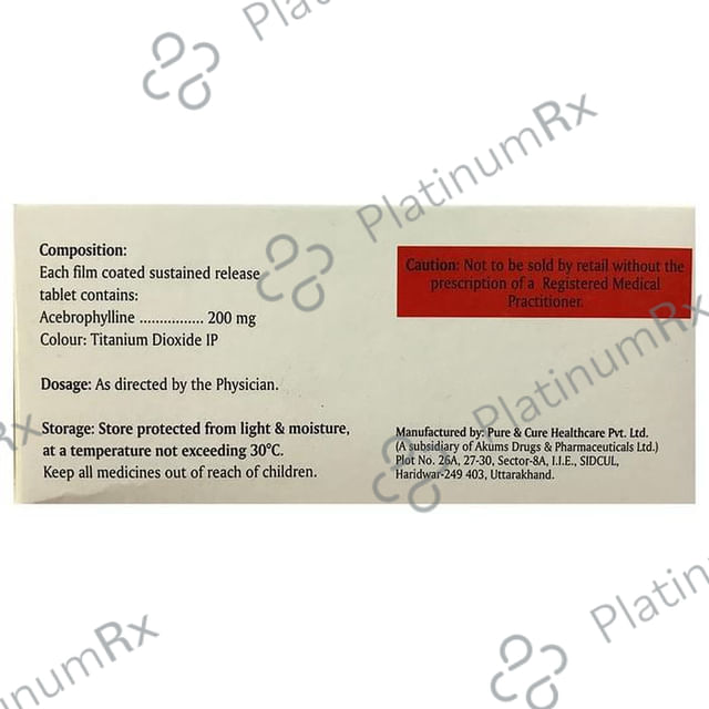Acebull 200mg SR Tablet 10s