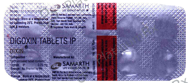 Dixin 0.25mg Tablet 10s