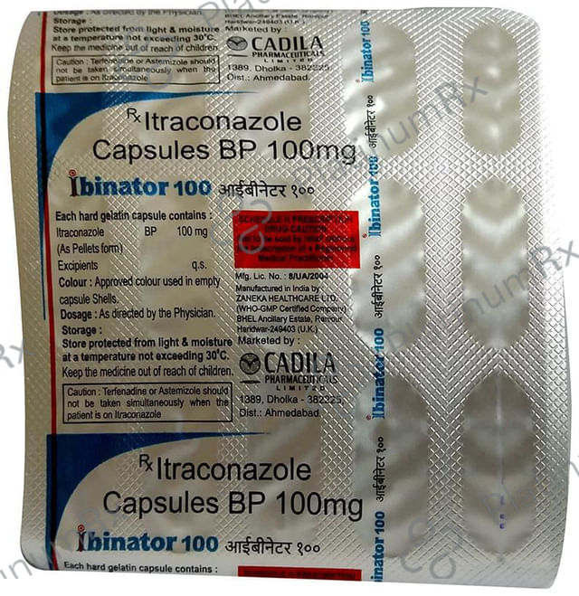 Ibinator 100 Capsule 15 Capsule
