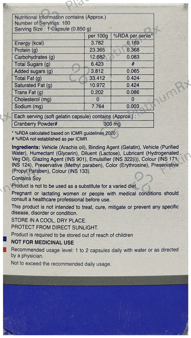 Cranbe 300mg Soft Gelatin Capsule 10s