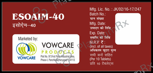Esoaim 40 Tablet