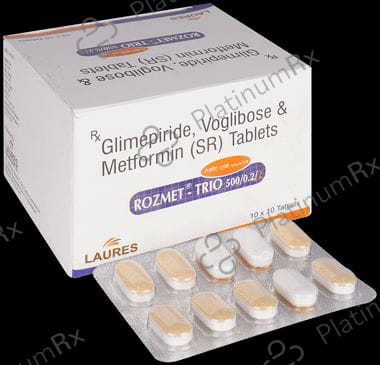 Rozmet Trio 2mg/500mg/0.2mg Tablet