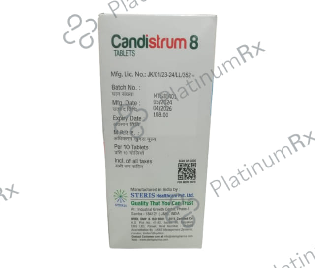 Candistrum 8mg Tablet 10s