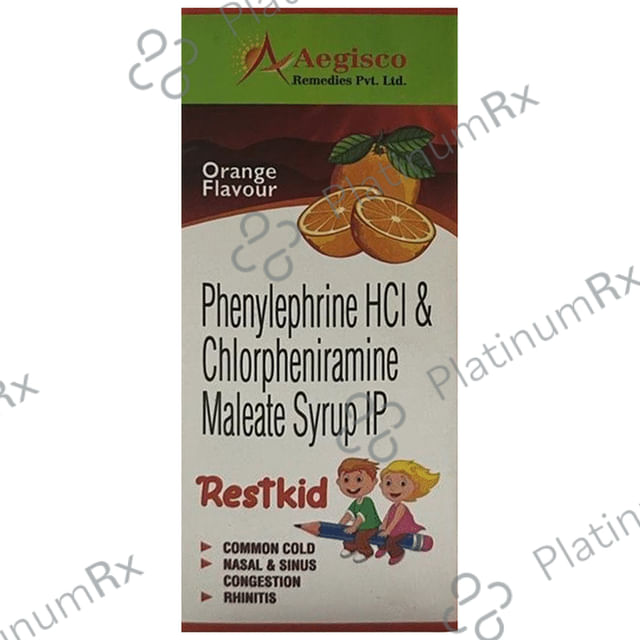 Restkid Orange 2/5mg Syrup 60ml
