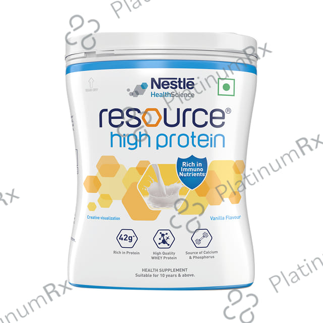 Nestle Resource High Quality Whey Protein - Flavour Powder Vanilla Rich in Immuno Nutrients