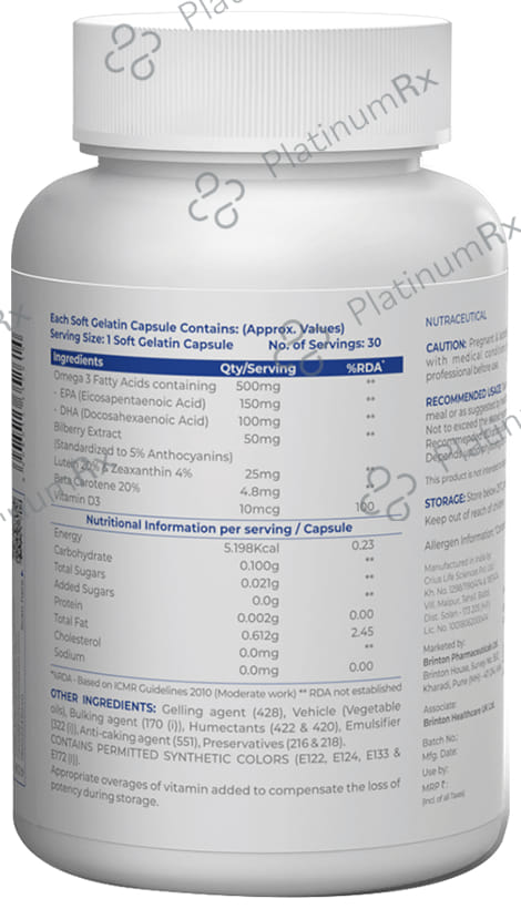 Hohner Eye Care Softgel Capsule