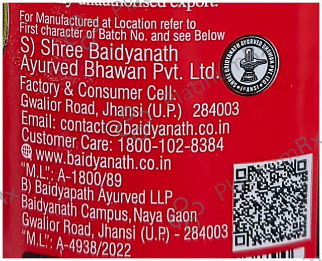 Baidyanath (Jhansi) Maharasnadi Kadha 450 ml
