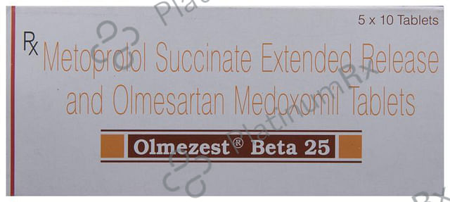 Olmezest Beta 25 23.75/20mg Tablet ER 10s