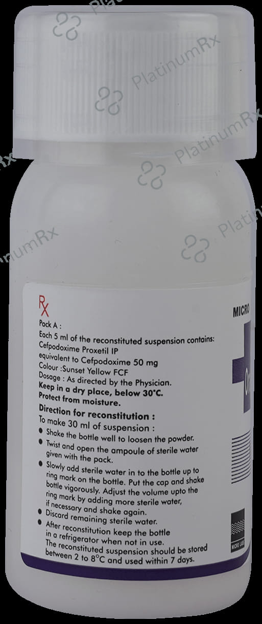Microcef 50mg Dry Syrup 30ml