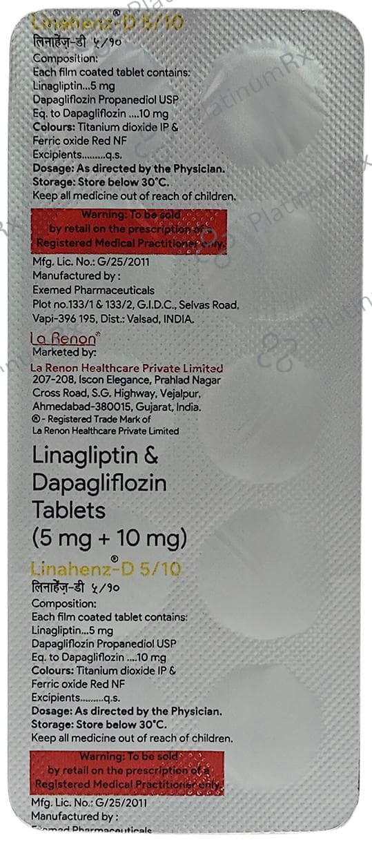 Linahenz D 10mg/5mg Tablet