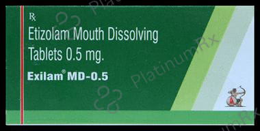 Exilam MD 0.5mg Tablet 10s