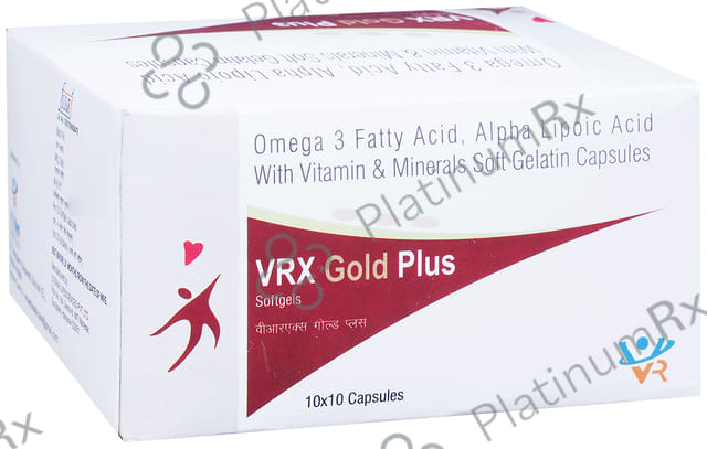 VRX Gold Plus Soft Gelatin Capsule