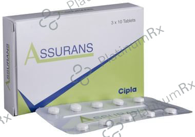 Assurans 20mg Tablet 10s