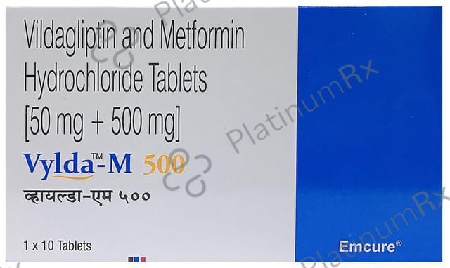 Vylda M 500/50mg Tablet 10s