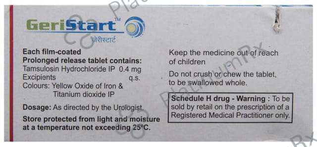 Geristart PR 0.4mg Tablet 10s