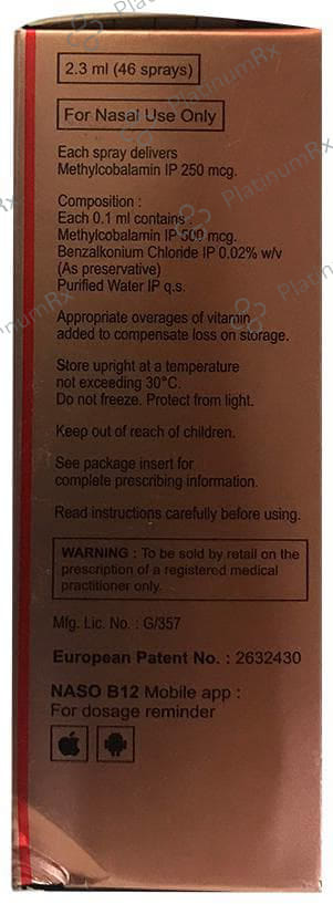 Naso B12 Nasal Spray 1s