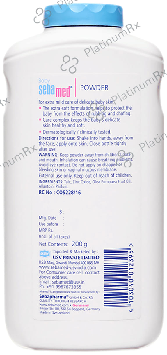 Sebamed Baby Skin Care Powder 200gm