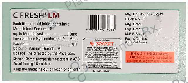 C Fresh LM 5/10mg Tablet 10s