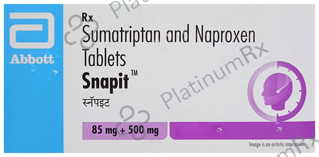Snapit 85/500mg Tablet 2s
