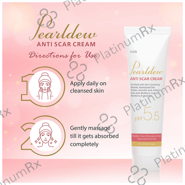Pearldew Anti Scar Cream (25gm Each) 1 Tube