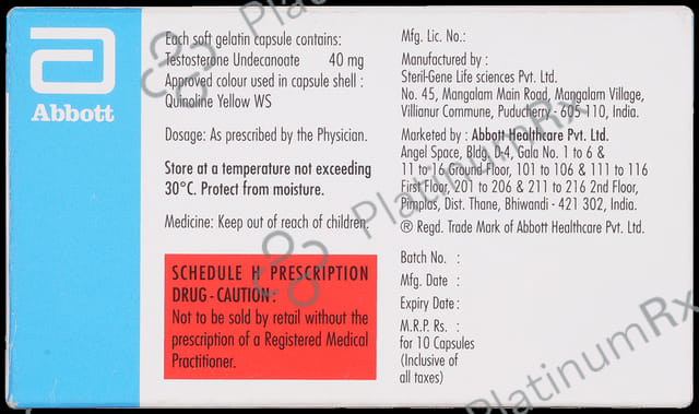 Aquaviron 40mg Capsule 10s