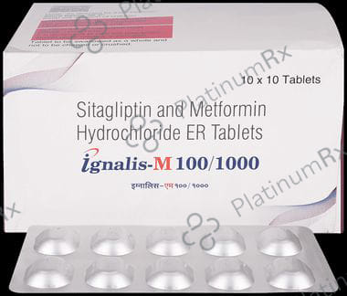 Ignalis M 100/1000mg Tablet ER 10s