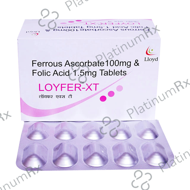 Loyfer XT 100/1500mcg Tablet 10s