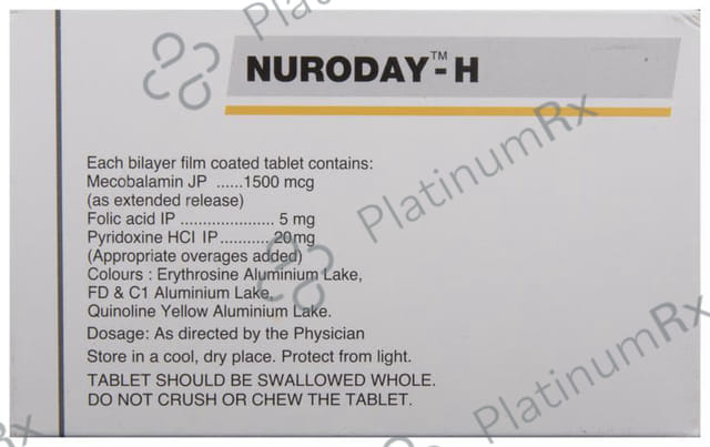Nuroday H Tablet 10s